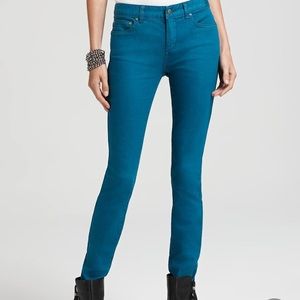 🦋Free people real skinny jeans size 25 TEAL